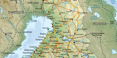 फिनलैंड दुनिया के नक्शे पर