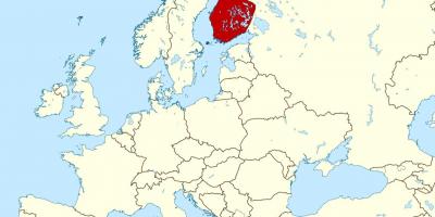 दुनिया के नक्शे दिखा फिनलैंड